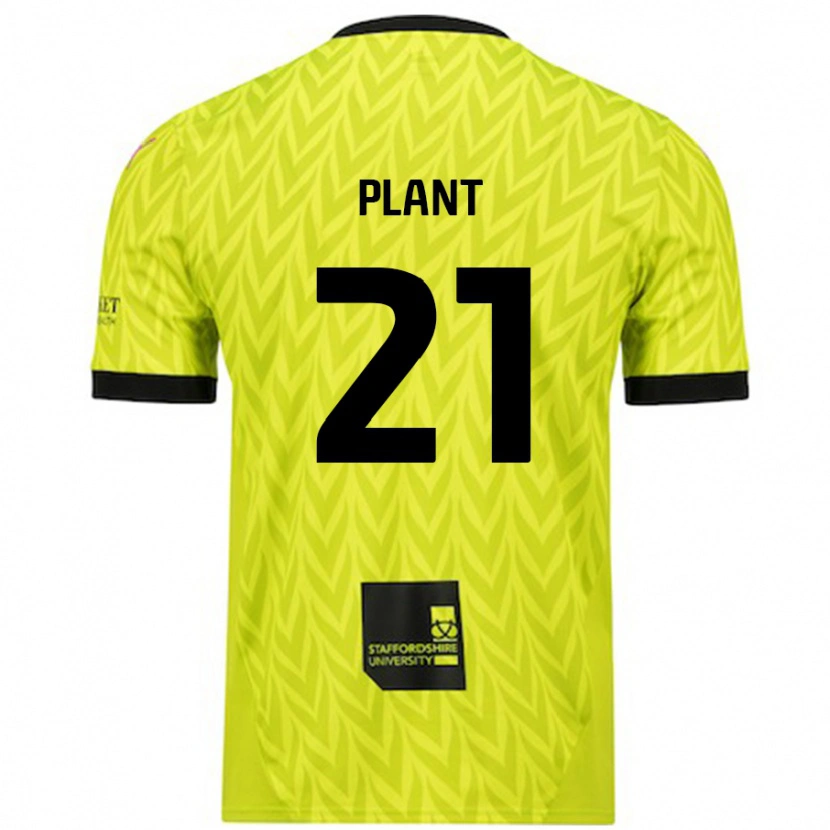 Danxen Dětské James Plant #21 Fluorescenční Zelená Daleko Hráčské Dresy 2024/25 Dres