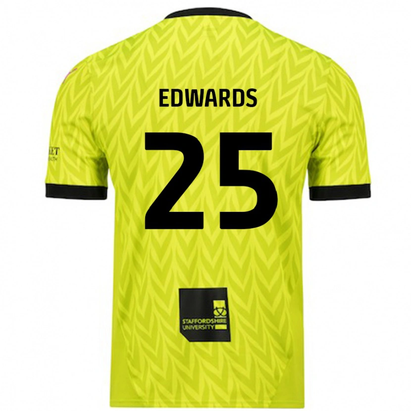 Danxen Dětské Diamond Edwards #25 Fluorescenční Zelená Daleko Hráčské Dresy 2024/25 Dres