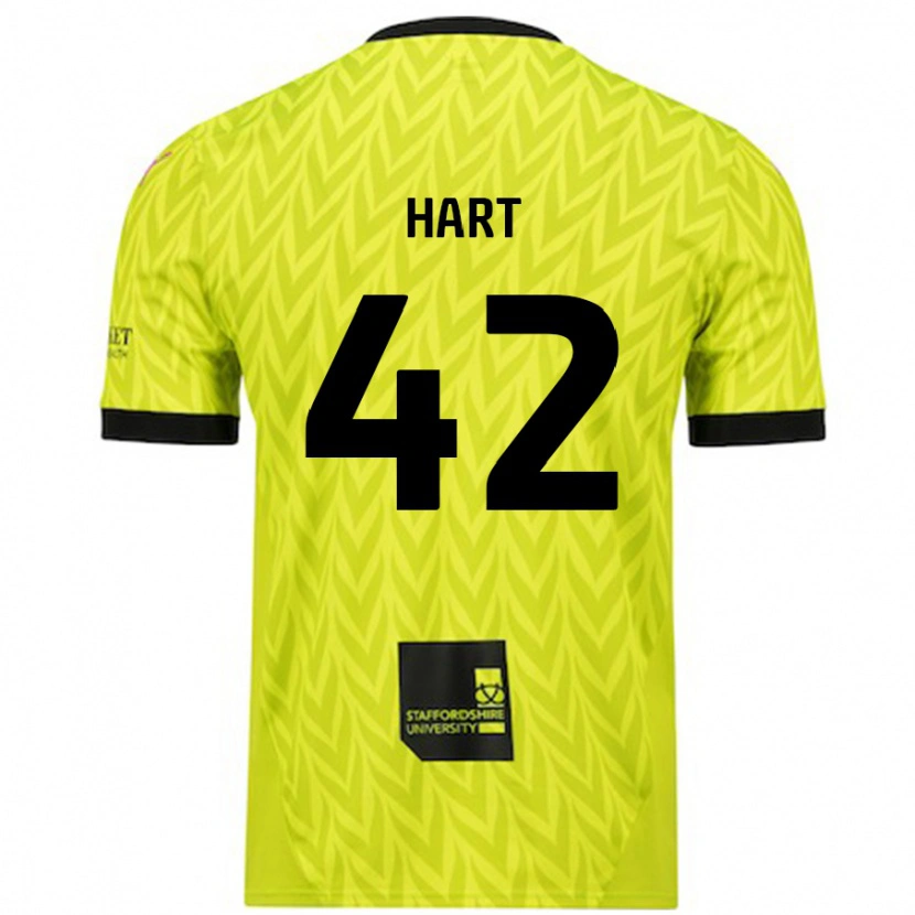 Danxen Dětské Sam Hart #42 Fluorescenční Zelená Daleko Hráčské Dresy 2024/25 Dres