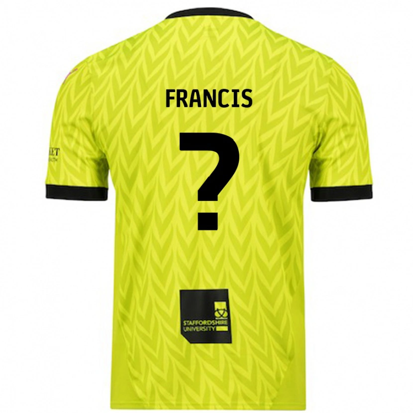 Danxen Dětské Louis Francis #0 Fluorescenční Zelená Daleko Hráčské Dresy 2024/25 Dres