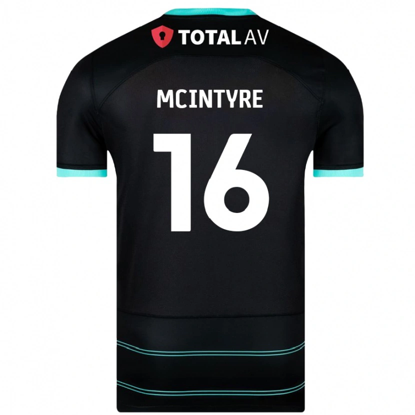 Danxen Dětské Tom Mcintyre #16 Černý Daleko Hráčské Dresy 2024/25 Dres