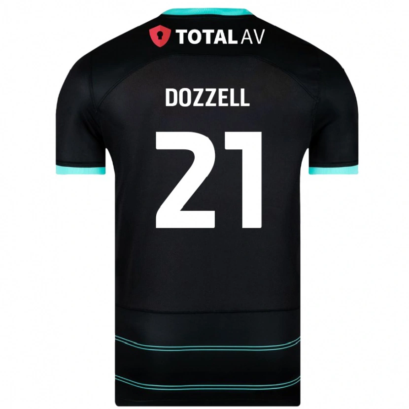 Danxen Dětské Andre Dozzell #21 Černý Daleko Hráčské Dresy 2024/25 Dres