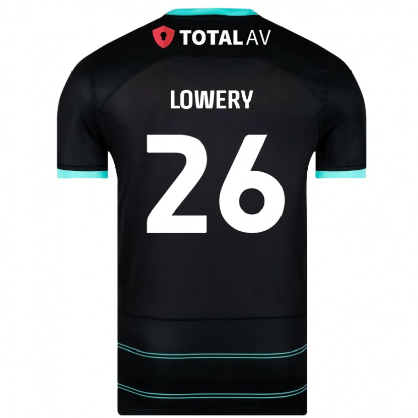 Danxen Dětské Tom Lowery #26 Černý Daleko Hráčské Dresy 2024/25 Dres