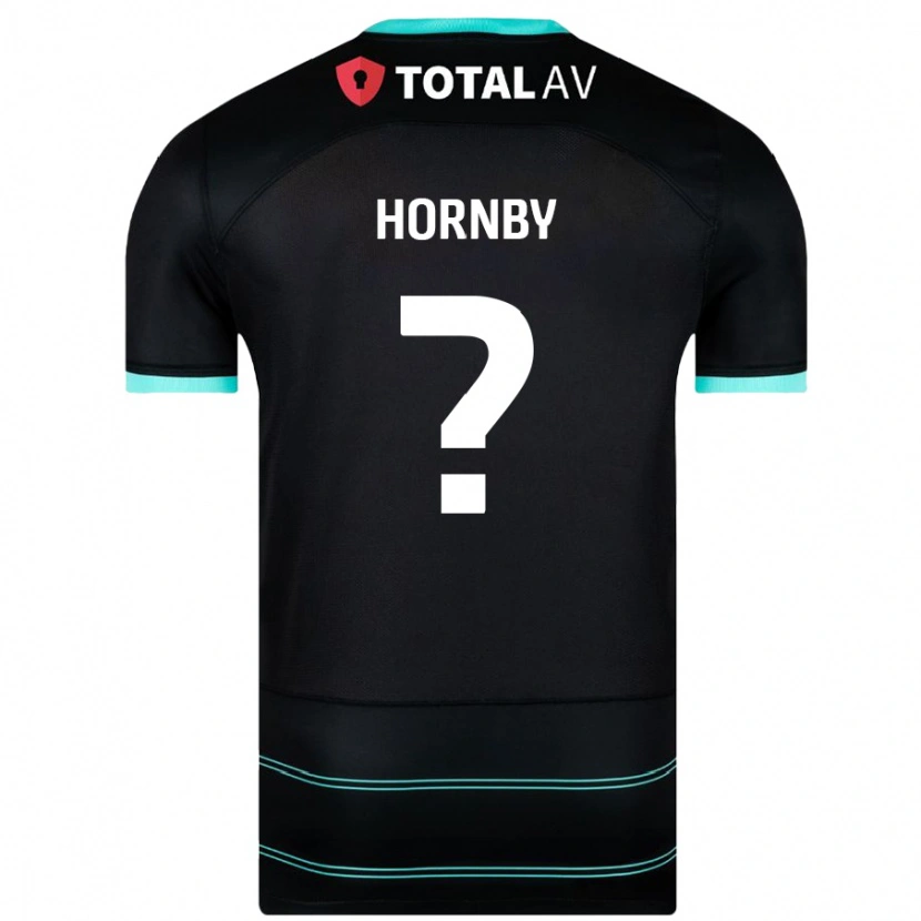 Danxen Dětské Megan Hornby #0 Černý Daleko Hráčské Dresy 2024/25 Dres