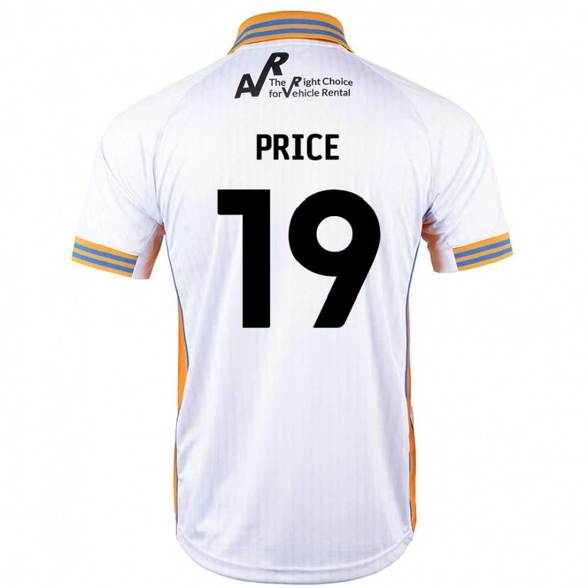 Danxen Dětské Jack Price #19 Bílý Daleko Hráčské Dresy 2024/25 Dres