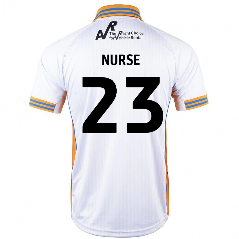 Danxen Dětské George Nurse #23 Bílý Daleko Hráčské Dresy 2024/25 Dres