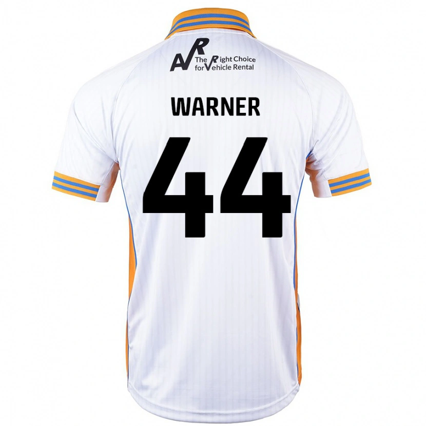 Danxen Dětské James Warner #44 Bílý Daleko Hráčské Dresy 2024/25 Dres