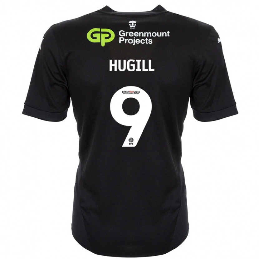 Danxen Dětské Joe Hugill #9 Černý Daleko Hráčské Dresy 2024/25 Dres