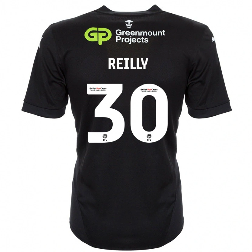 Danxen Dětské Jack Reilly #30 Černý Daleko Hráčské Dresy 2024/25 Dres