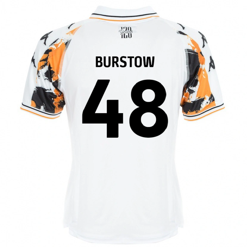 Danxen Dětské Mason Burstow #48 Bílý Daleko Hráčské Dresy 2024/25 Dres