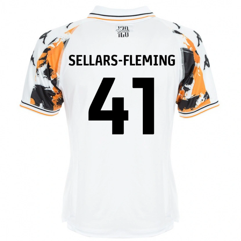 Danxen Dětské Tyrell Sellars-Fleming #41 Bílý Daleko Hráčské Dresy 2024/25 Dres