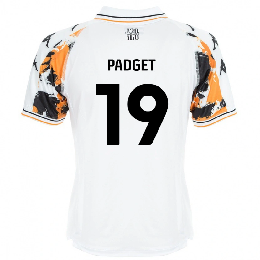 Danxen Dětské Bethany Padget #19 Bílý Daleko Hráčské Dresy 2024/25 Dres