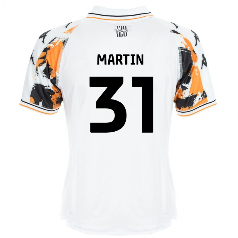 Danxen Dětské Faith Martin #31 Bílý Daleko Hráčské Dresy 2024/25 Dres