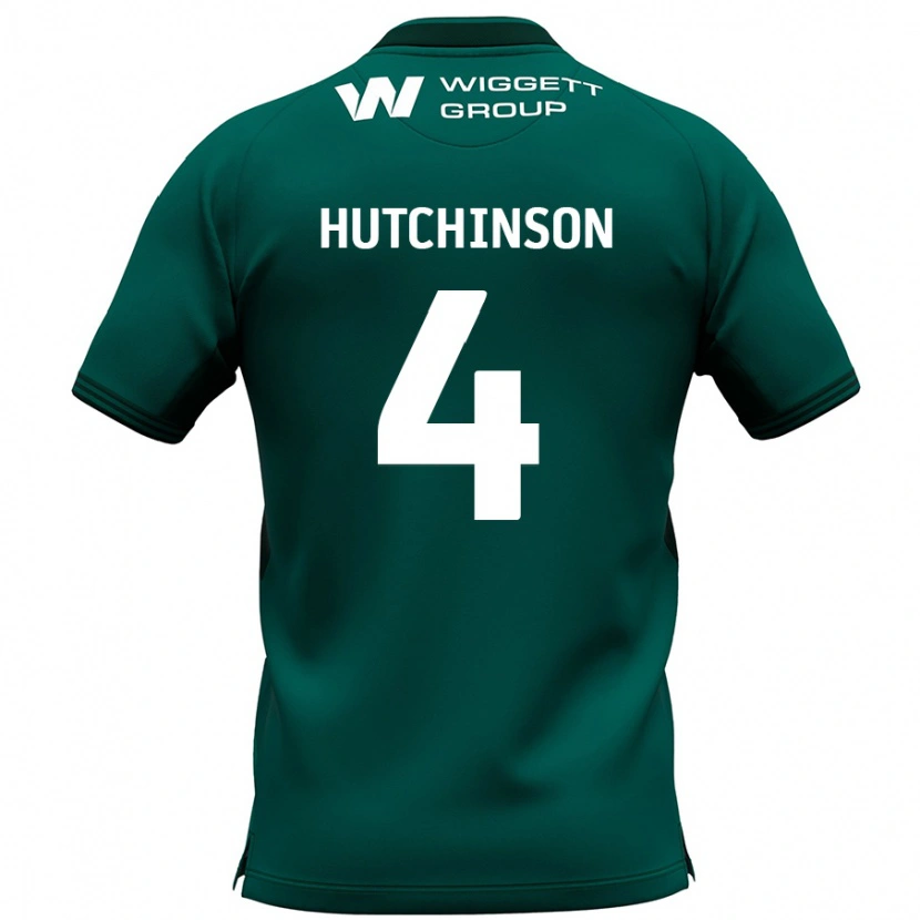 Danxen Dětské Shaun Hutchinson #4 Zelený Daleko Hráčské Dresy 2024/25 Dres