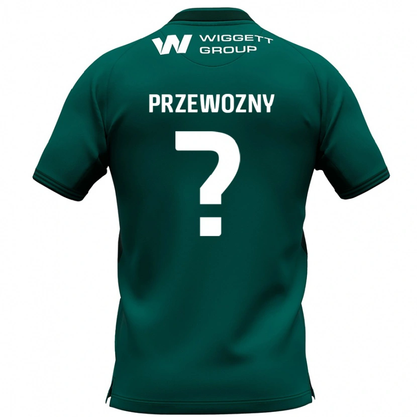 Danxen Dětské Jakub Przewozny #0 Zelený Daleko Hráčské Dresy 2024/25 Dres