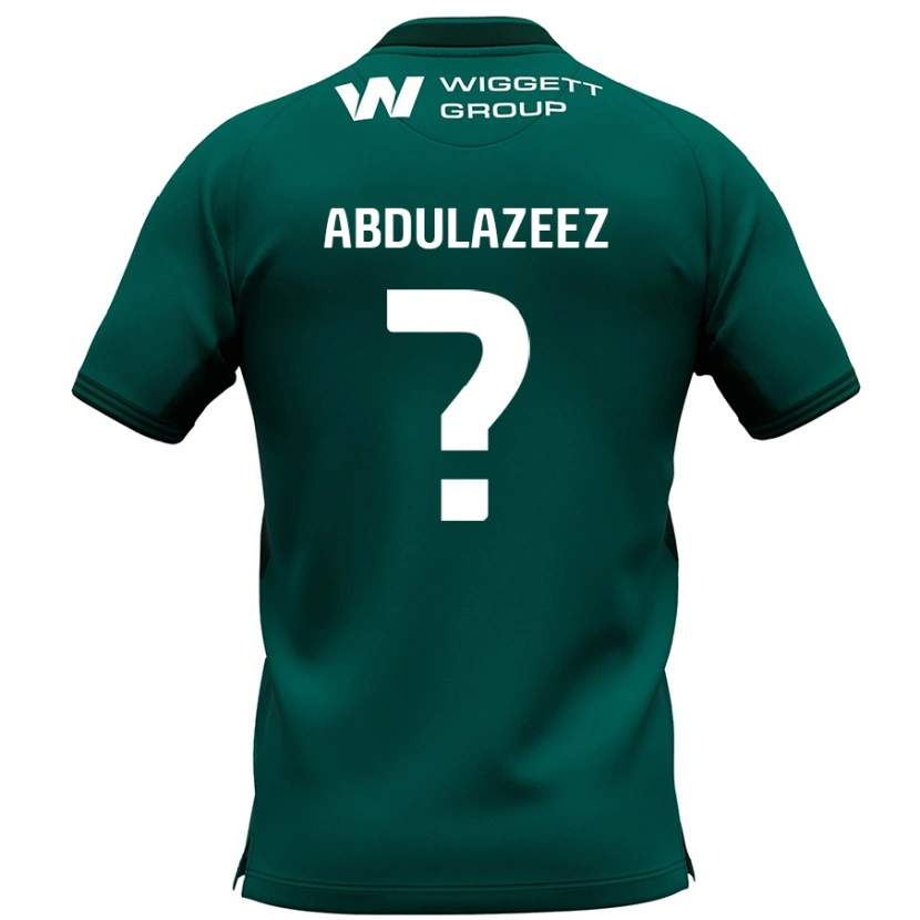 Danxen Dětské Abdulahi Abdulazeez #0 Zelený Daleko Hráčské Dresy 2024/25 Dres