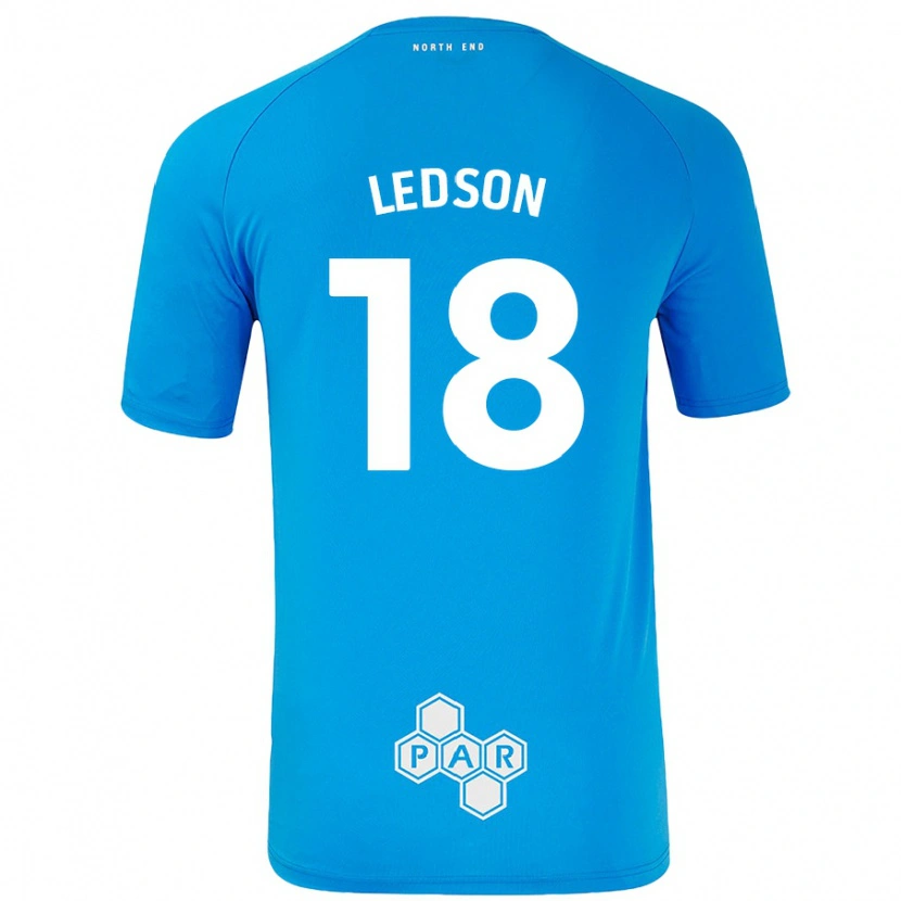 Danxen Dětské Ryan Ledson #18 Nebesky Modrá Daleko Hráčské Dresy 2024/25 Dres