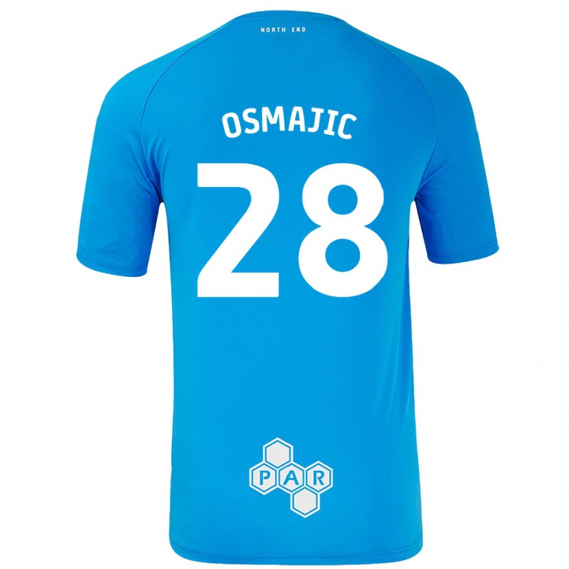 Danxen Dětské Milutin Osmajic #28 Nebesky Modrá Daleko Hráčské Dresy 2024/25 Dres