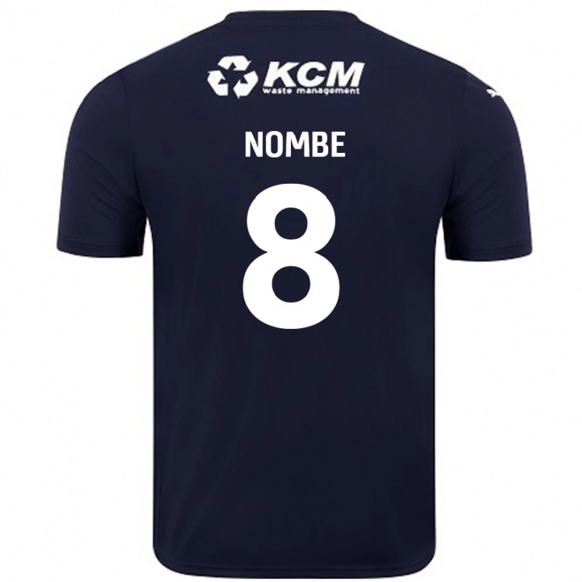 Danxen Dětské Sam Nombe #8 Námořnická Modrá Daleko Hráčské Dresy 2024/25 Dres