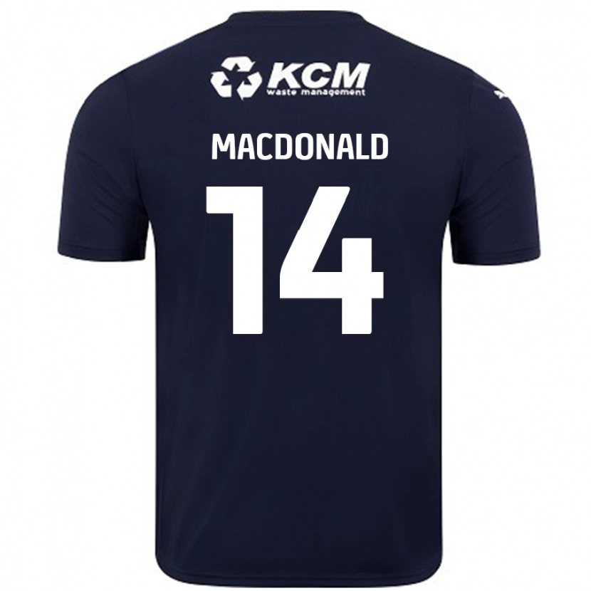 Danxen Dětské Alex Macdonald #14 Námořnická Modrá Daleko Hráčské Dresy 2024/25 Dres