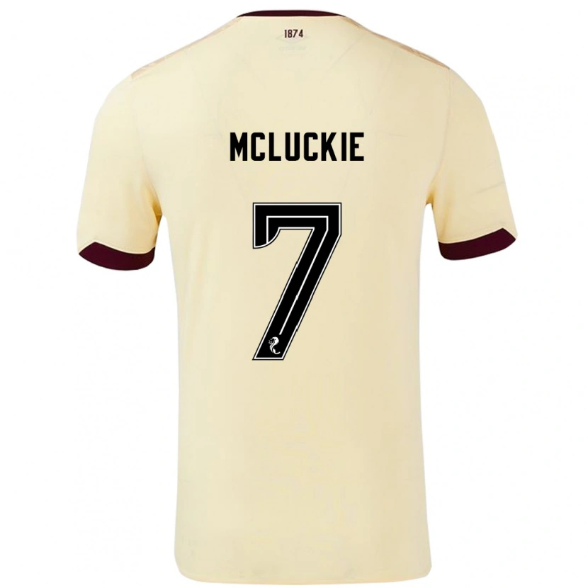 Danxen Dětské Bobby Mcluckie #7 Burgundsko Krémová Daleko Hráčské Dresy 2024/25 Dres