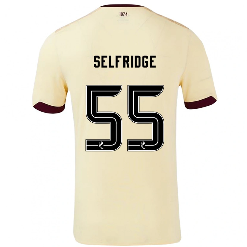 Danxen Dětské Louis Selfridge #55 Burgundsko Krémová Daleko Hráčské Dresy 2024/25 Dres