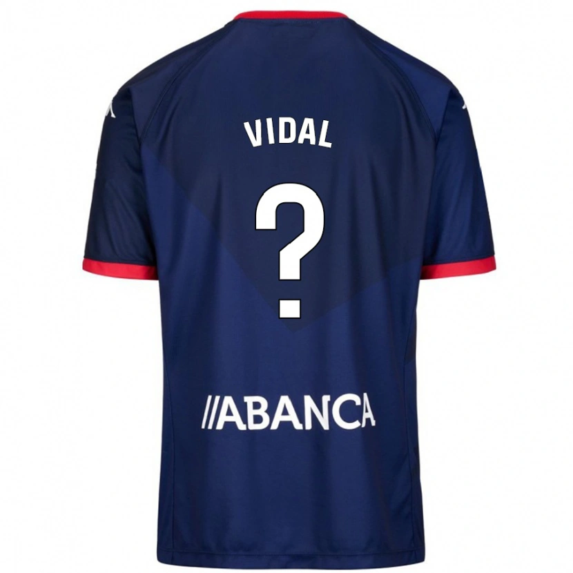 Danxen Dětské Iker Vidal #0 Námořnická Modrá Daleko Hráčské Dresy 2024/25 Dres