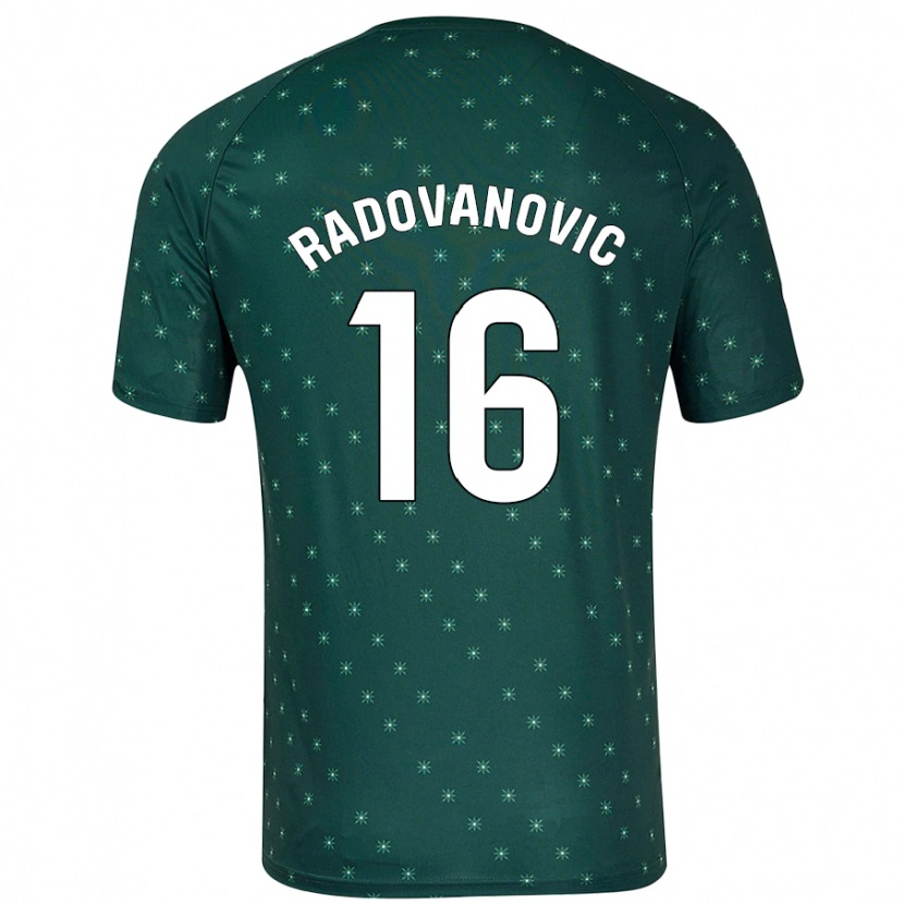 Danxen Dětské Aleksandar Radovanovic #16 Tmavě Zelená Daleko Hráčské Dresy 2024/25 Dres