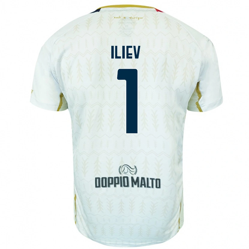 Danxen Dětské Velizar-Iliya Iliev #1 Bílý Daleko Hráčské Dresy 2024/25 Dres