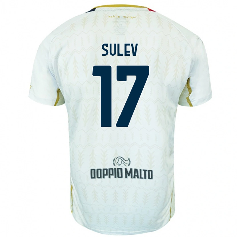 Danxen Dětské Ivan Sulev #17 Bílý Daleko Hráčské Dresy 2024/25 Dres