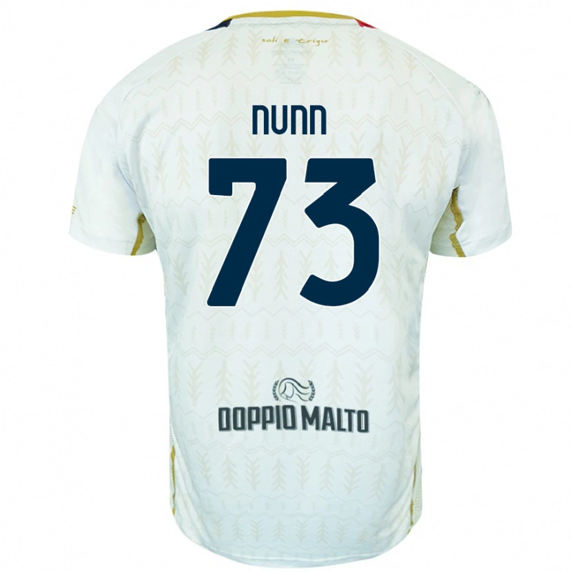 Danxen Dětské Jack Nunn #73 Bílý Daleko Hráčské Dresy 2024/25 Dres