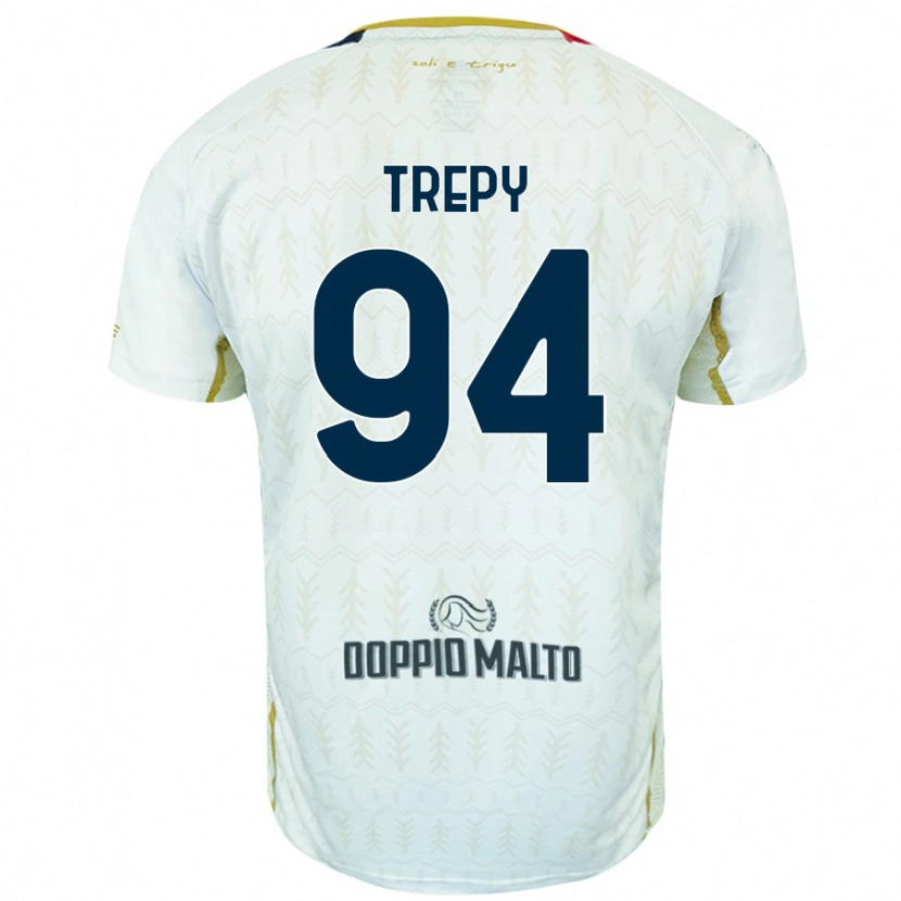 Danxen Dětské Yael Trepy #94 Bílý Daleko Hráčské Dresy 2024/25 Dres