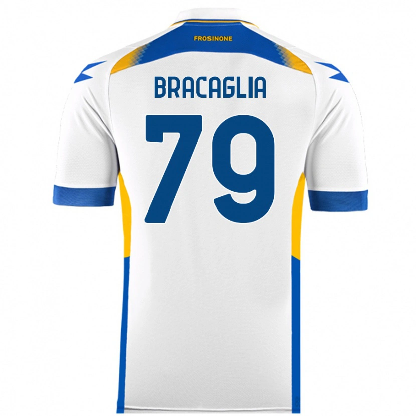 Danxen Dětské Gabriele Bracaglia #79 Bílý Daleko Hráčské Dresy 2024/25 Dres