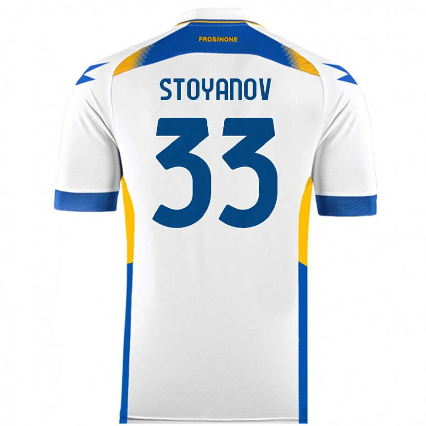 Danxen Dětské Steliyan Stoyanov #33 Bílý Daleko Hráčské Dresy 2024/25 Dres