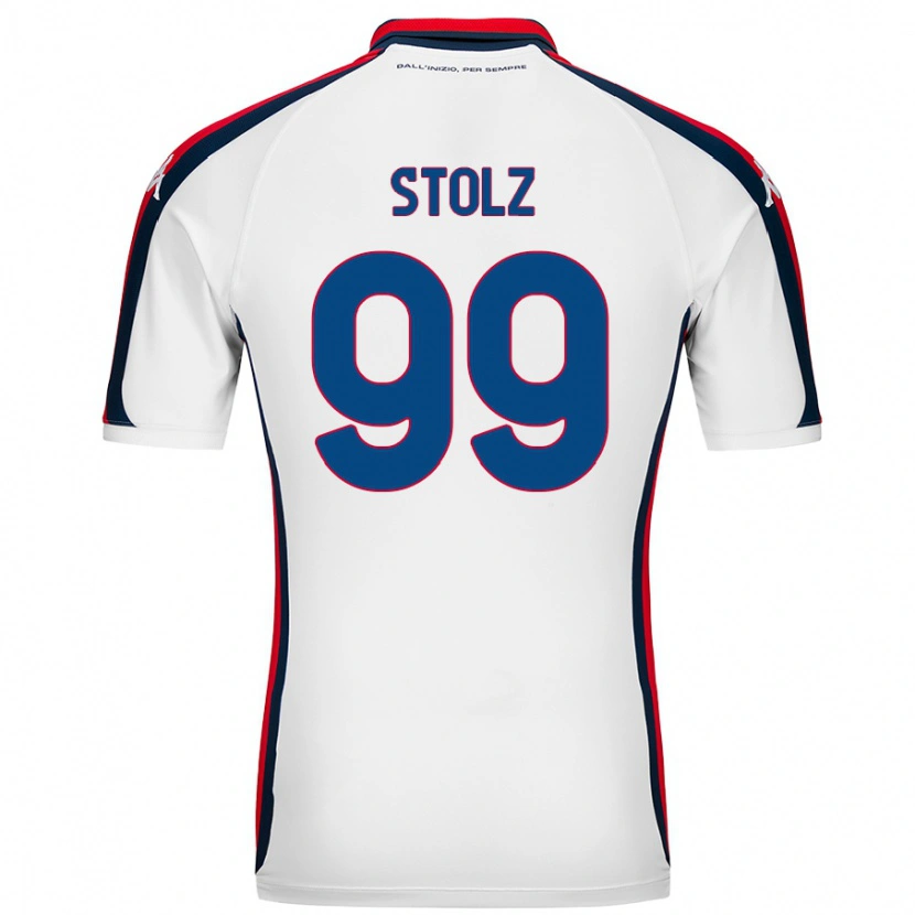 Danxen Dětské Franz Stolz #99 Bílý Daleko Hráčské Dresy 2024/25 Dres