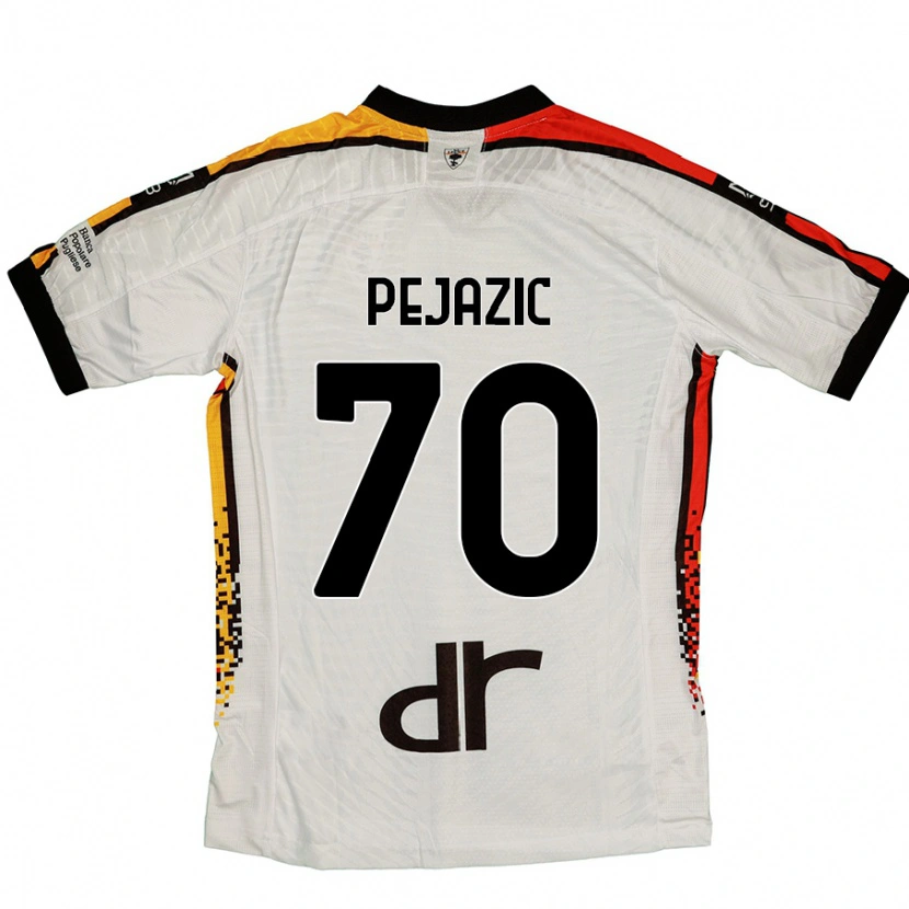 Danxen Dětské Mario Pejazic #70 Bílá Černá Daleko Hráčské Dresy 2024/25 Dres