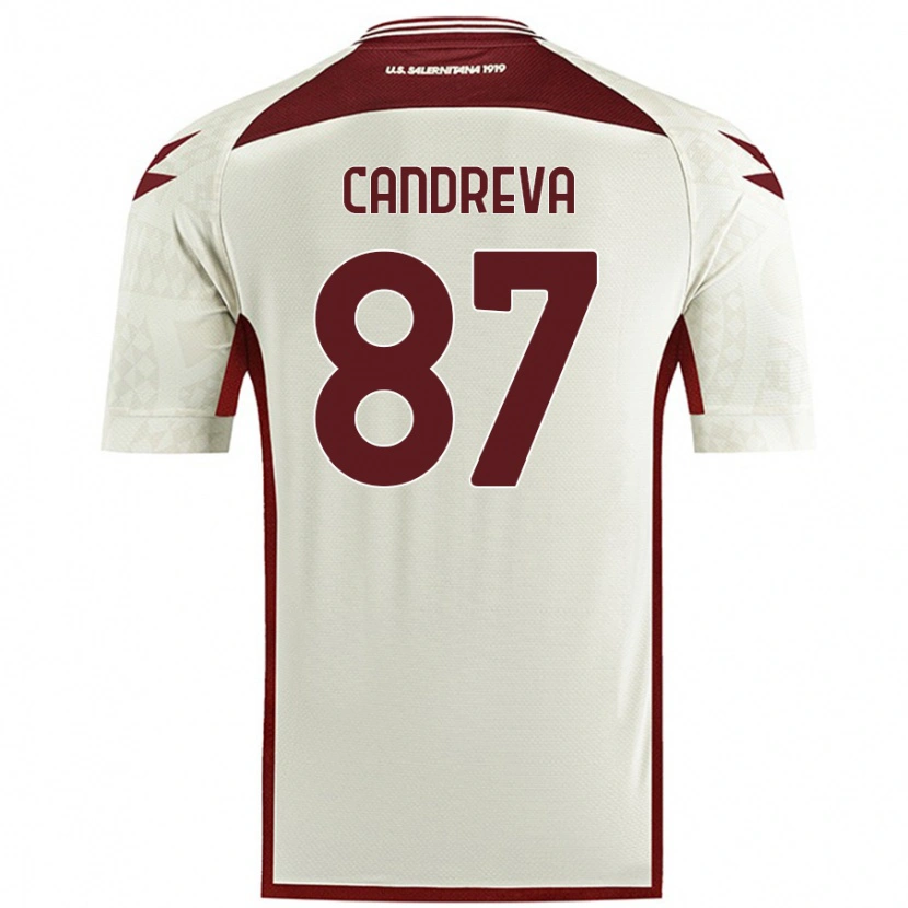 Danxen Dětské Antonio Candreva #87 Barva Krémová Daleko Hráčské Dresy 2024/25 Dres