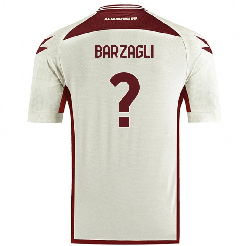 Danxen Dětské Gabriele Barzagli #0 Barva Krémová Daleko Hráčské Dresy 2024/25 Dres