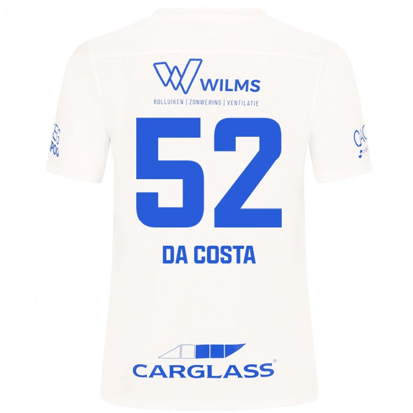 Danxen Dětské Wilson Da Costa #52 Bílý Daleko Hráčské Dresy 2024/25 Dres