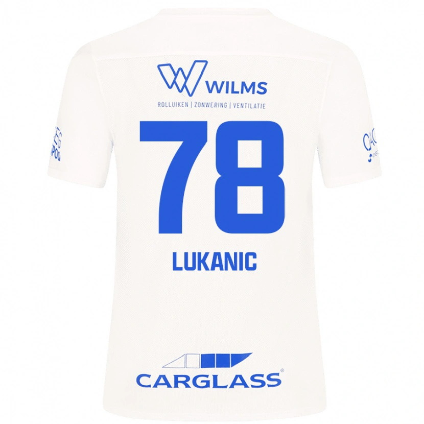 Danxen Dětské Luka Lukanic #78 Bílý Daleko Hráčské Dresy 2024/25 Dres