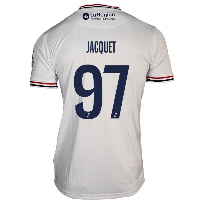 Danxen Dětské Jérémy Jacquet #97 Bílý Daleko Hráčské Dresy 2024/25 Dres