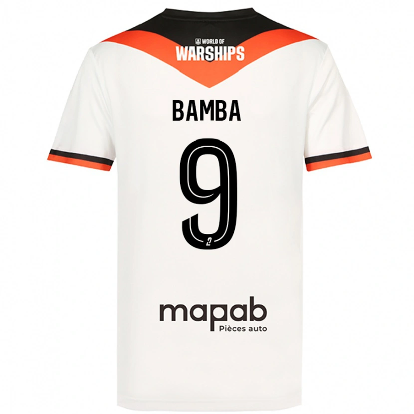 Danxen Dětské Mohamed Bamba #9 Bílý Daleko Hráčské Dresy 2024/25 Dres