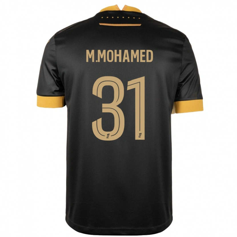 Danxen Dětské Mostafa Mohamed #31 Černá Hnědá Daleko Hráčské Dresy 2024/25 Dres