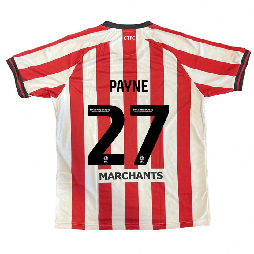 Danxen Pánské Lewis Payne #27 Červená Bílá Domů Hráčské Dresy 2024/25 Dres