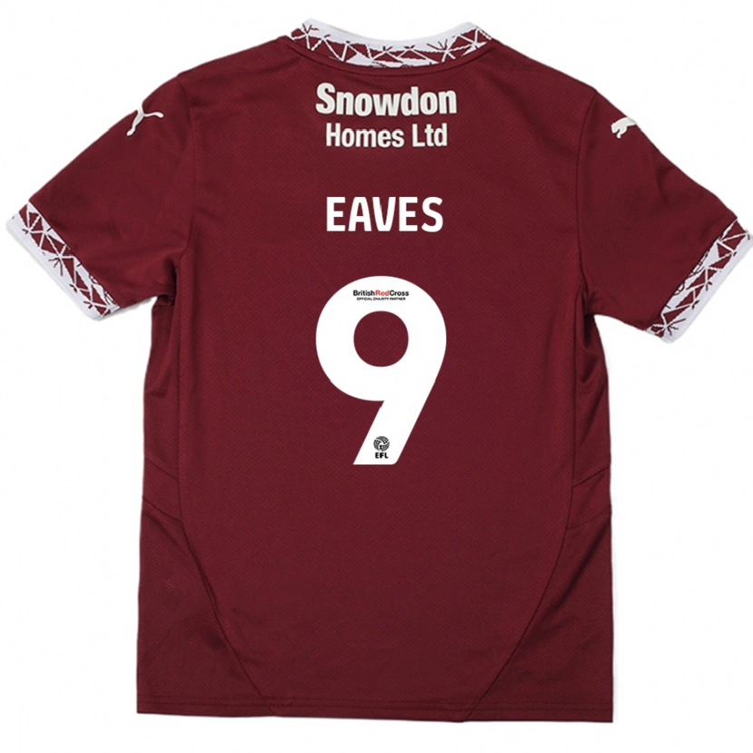 Danxen Pánské Tom Eaves #9 Burgundské Domů Hráčské Dresy 2024/25 Dres