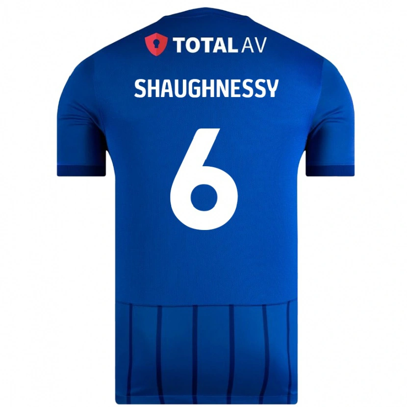 Danxen Pánské Conor Shaughnessy #6 Modrý Domů Hráčské Dresy 2024/25 Dres