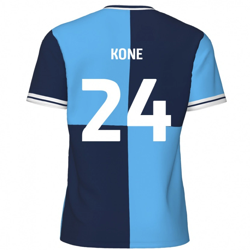 Danxen Pánské Richard Kone #24 Nebeská Modrá Tmavě Modrá Domů Hráčské Dresy 2024/25 Dres