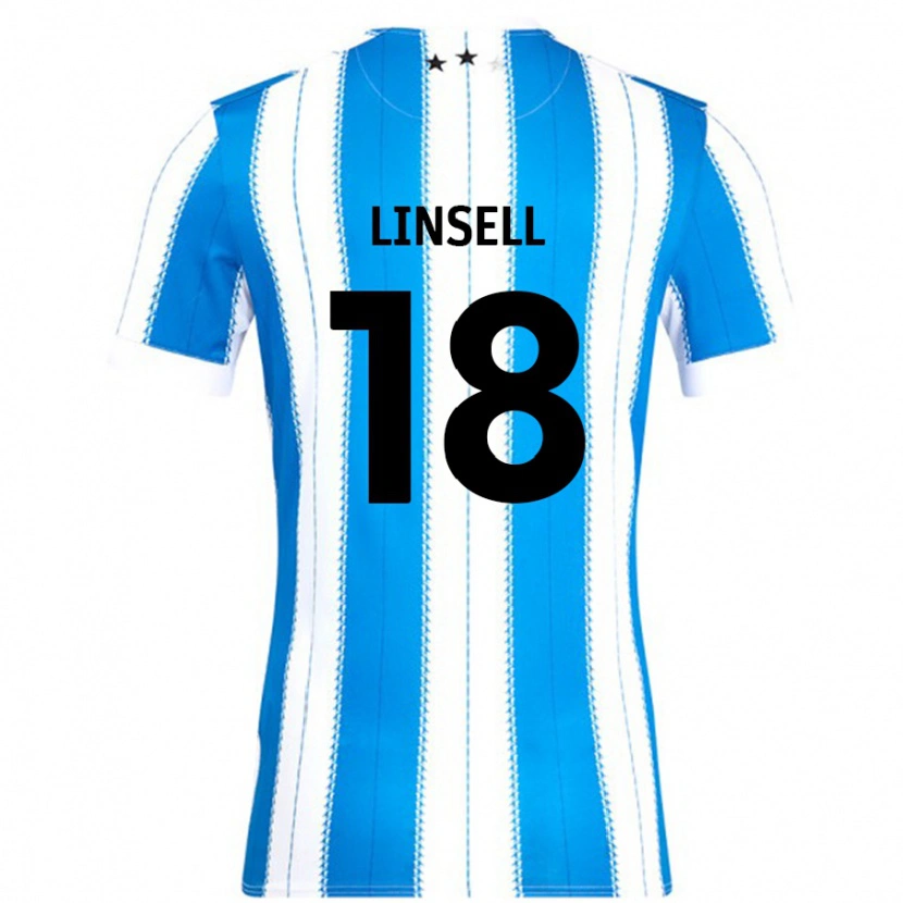 Danxen Pánské Alice Linsell #18 Modrá Bílá Domů Hráčské Dresy 2024/25 Dres