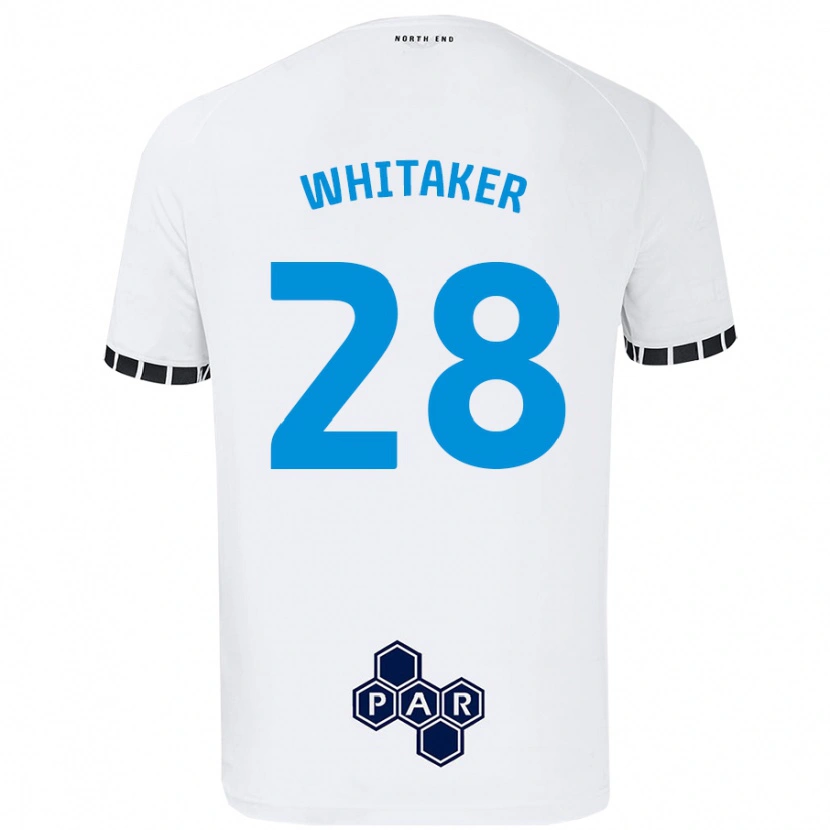 Danxen Pánské Eve Whitaker #28 Bílý Domů Hráčské Dresy 2024/25 Dres