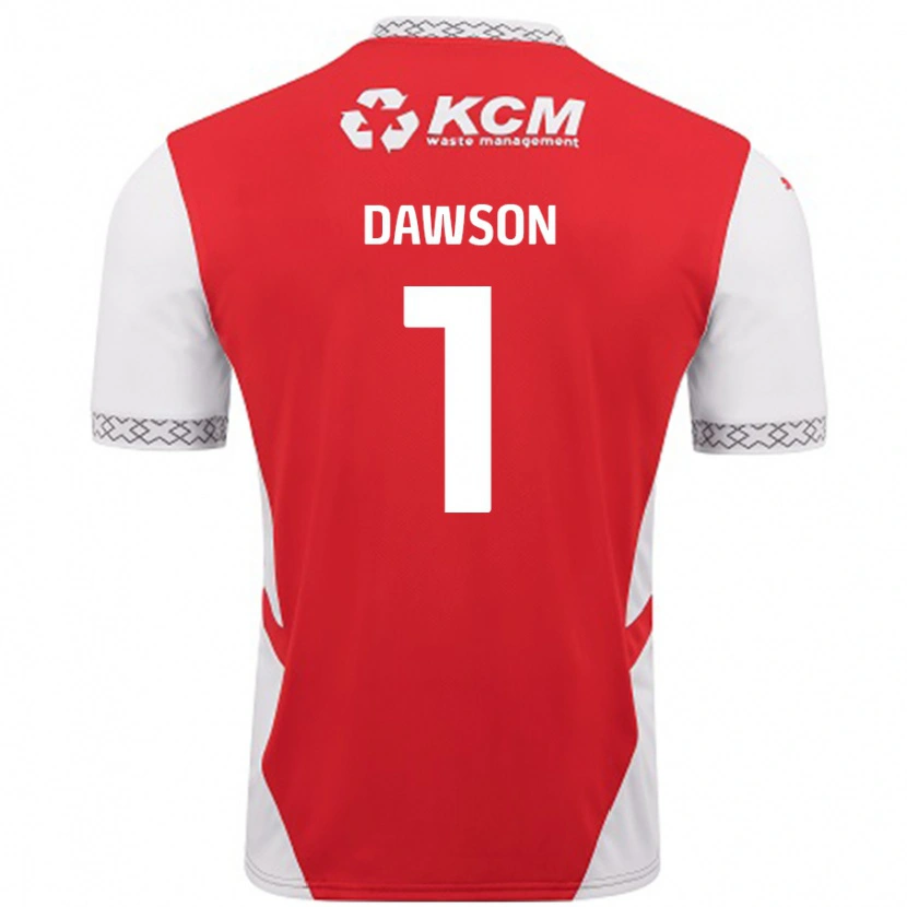 Danxen Pánské Cameron Dawson #1 Červená Bílá Domů Hráčské Dresy 2024/25 Dres